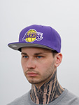 Бейсболка MITCHELL NESS арт. HHSS2991-LALYYPPPPURP Los Angeles Lakers NBA (фиолетовый)